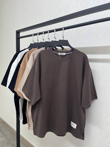 تیشرت لانگ قواره دار جنس پنبه سوپر درجه یک فری سایز ۳۶ تا ۴۴