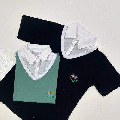 تیشرت یقه دار فری سایز ۳۶ تا ۴۲