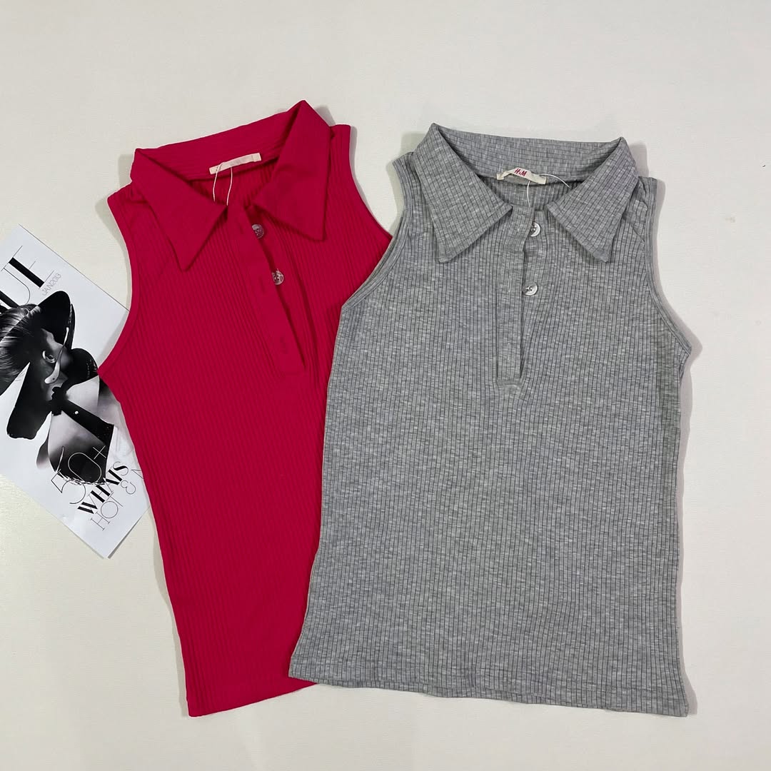 تاپ یقه دار فری سایز ۳۶تا۴۲