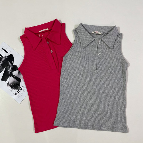 تاپ یقه دار فری سایز ۳۶تا۴۲